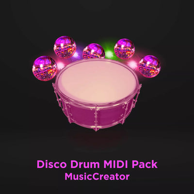 MusicCreator Disco Drum MIDI Pack