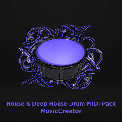 MusicCreator House & Deep House Drum MIDI Pack