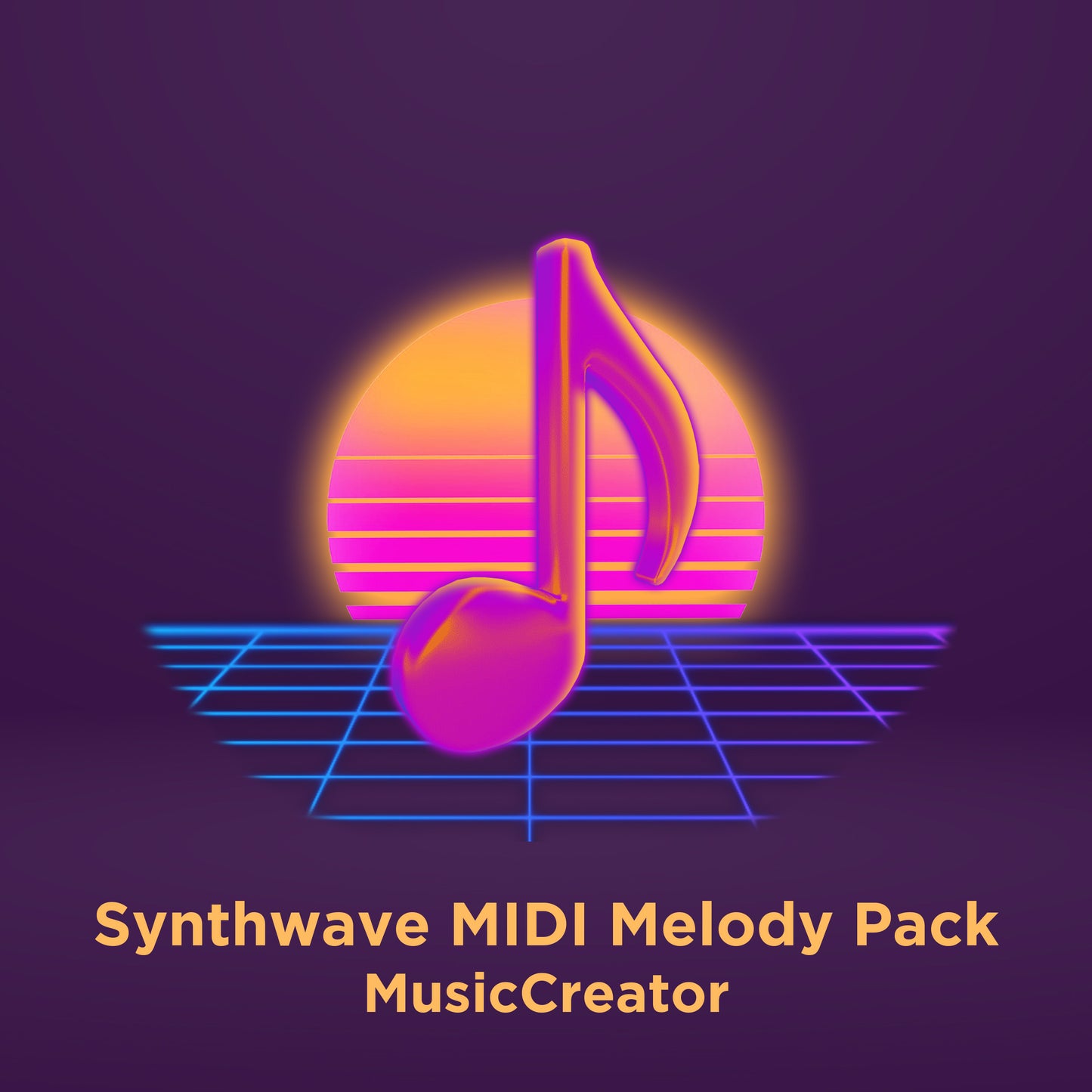 MusicCreator Synthwave MIDI Melody Pack