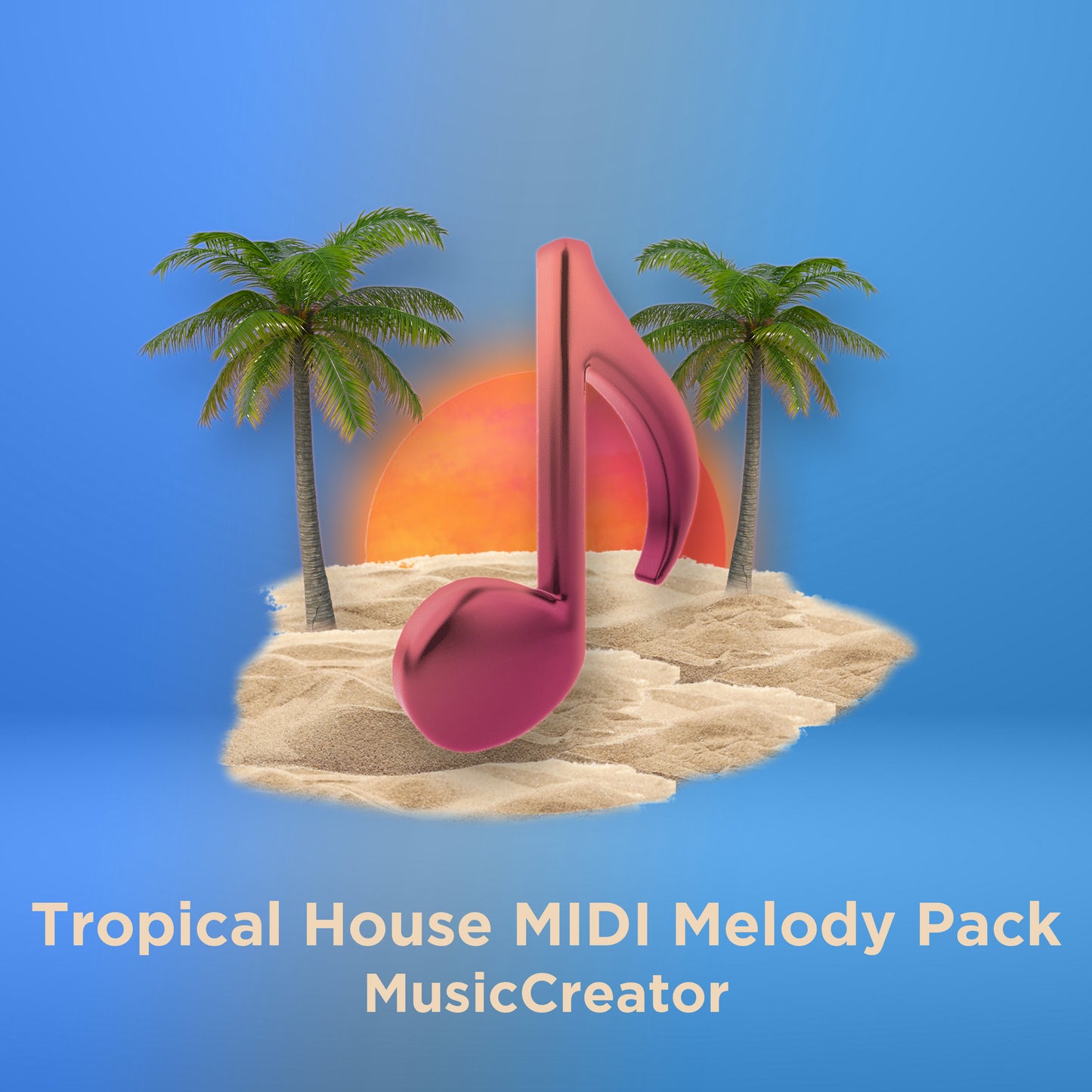 MusicCreator Tropical House MIDI Melody Pack