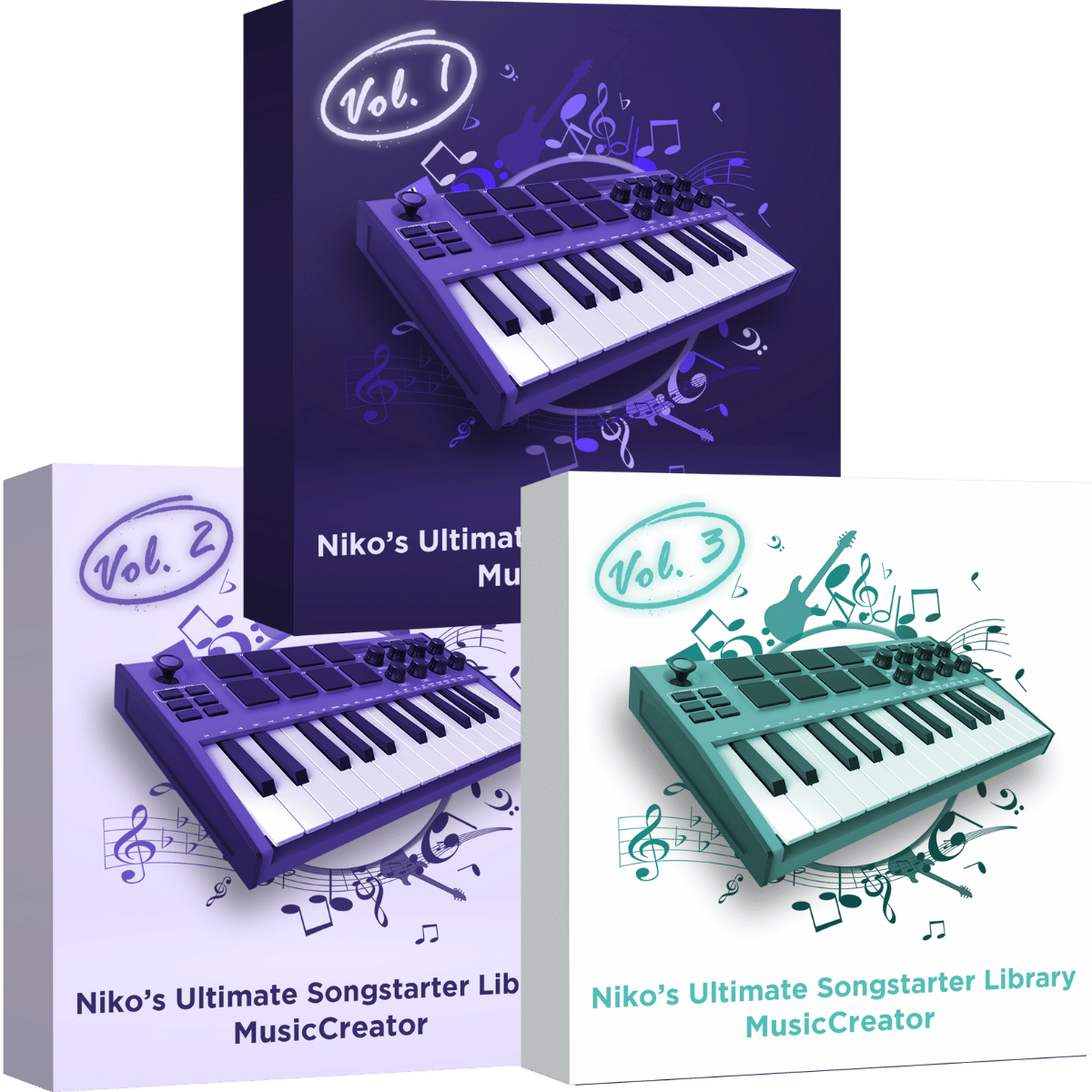 Niko's Songstarter MIDI Trilogy (Vol. 1, Vol. 2, Vol. 3)