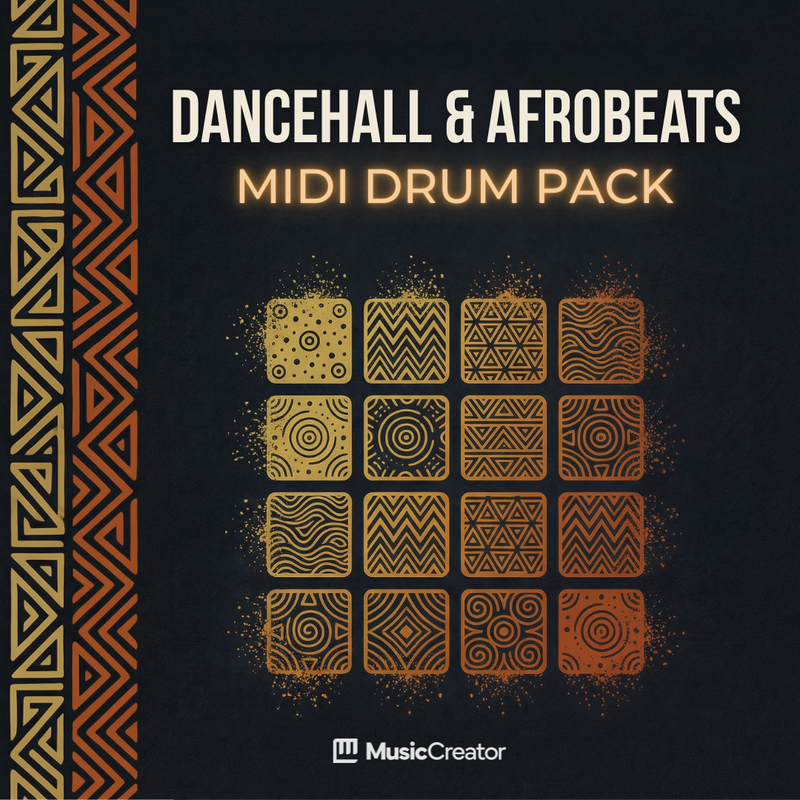 MusicCreator Dancehall & Afrobeats Drum MIDI Pack
