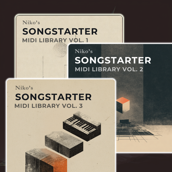 Niko's Songstarter MIDI Trilogy (Vol. 1, Vol. 2, Vol. 3)