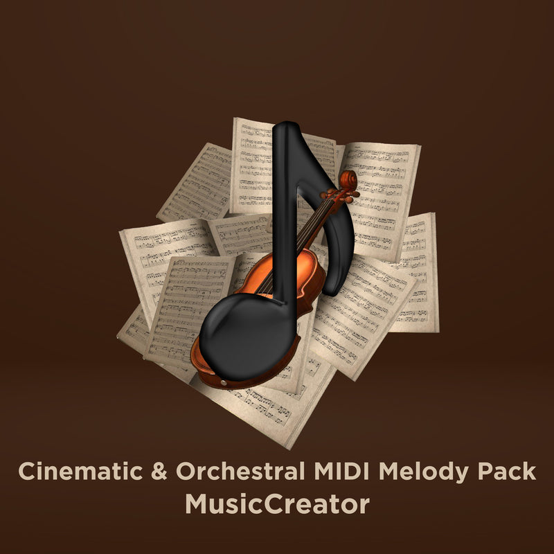MusicCreator Cinematic & Orchestral MIDI Melody Pack