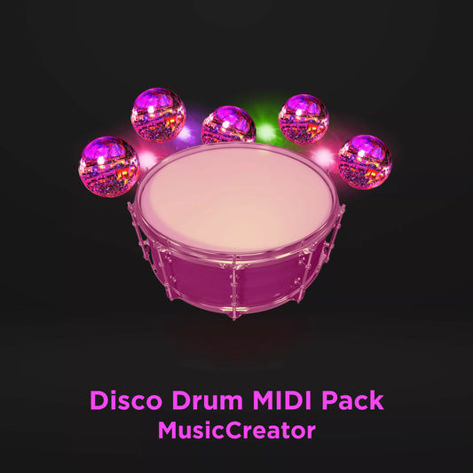 MusicCreator Disco Drum MIDI Pack