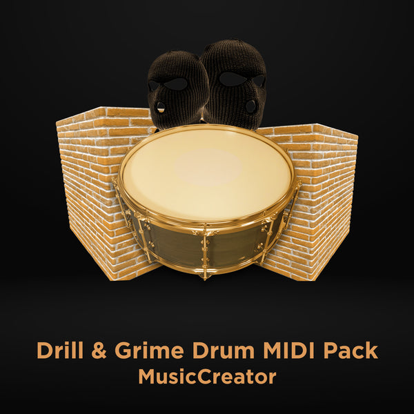MusicCreator Drill & Grime Drum MIDI Pack