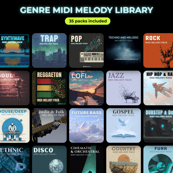 MusicCreator Genre MIDI Melody Library