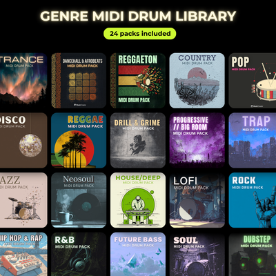MusicCreator Genre MIDI Drum Library