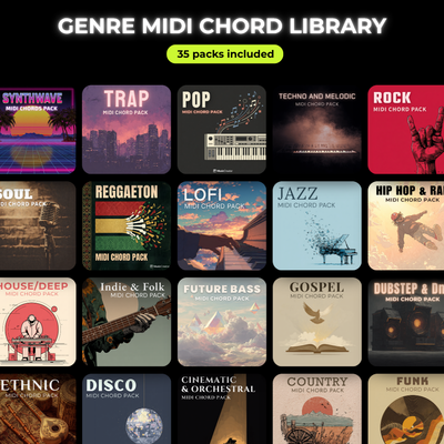 MusicCreator Genre MIDI Chord Library