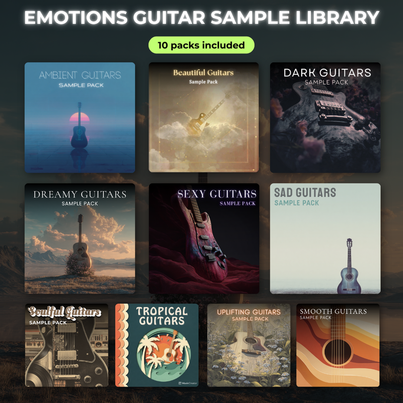 The Emotions Guitar Sample Library — all 10 packs