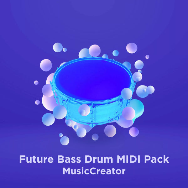 MusicCreator Future Bass Drum MIDI Pack