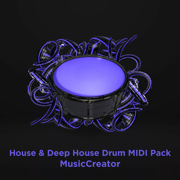 MusicCreator House & Deep House Drum MIDI Pack