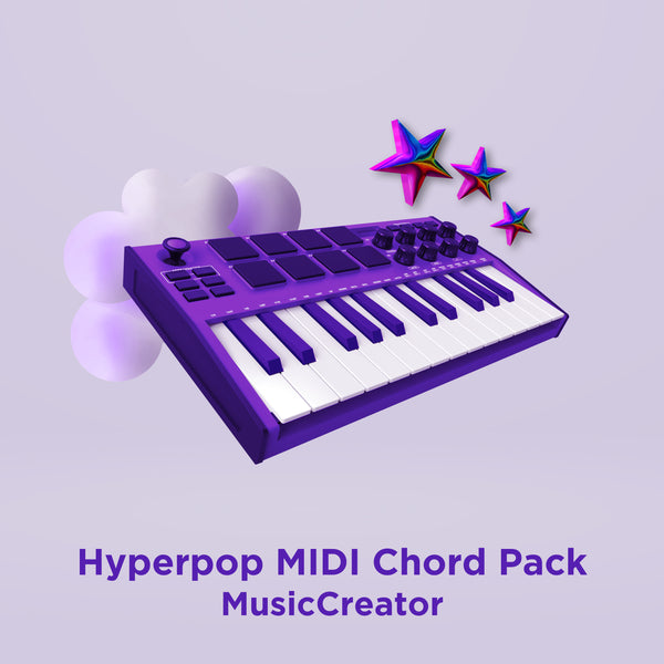 MusicCreator Hyperpop MIDI Chord Pack