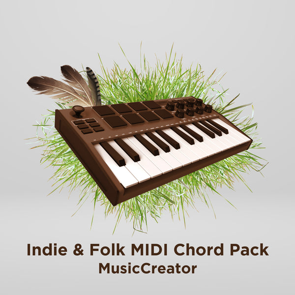 MusicCreator Indie & Folk MIDI Chord Pack