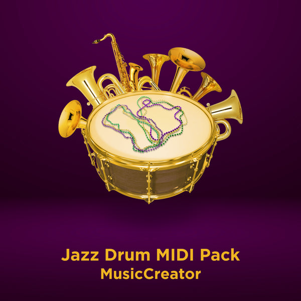MusicCreator Jazz Drum MIDI Pack