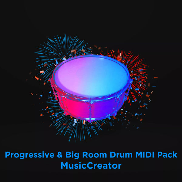 MusicCreator Progressive House Drum MIDI Pack