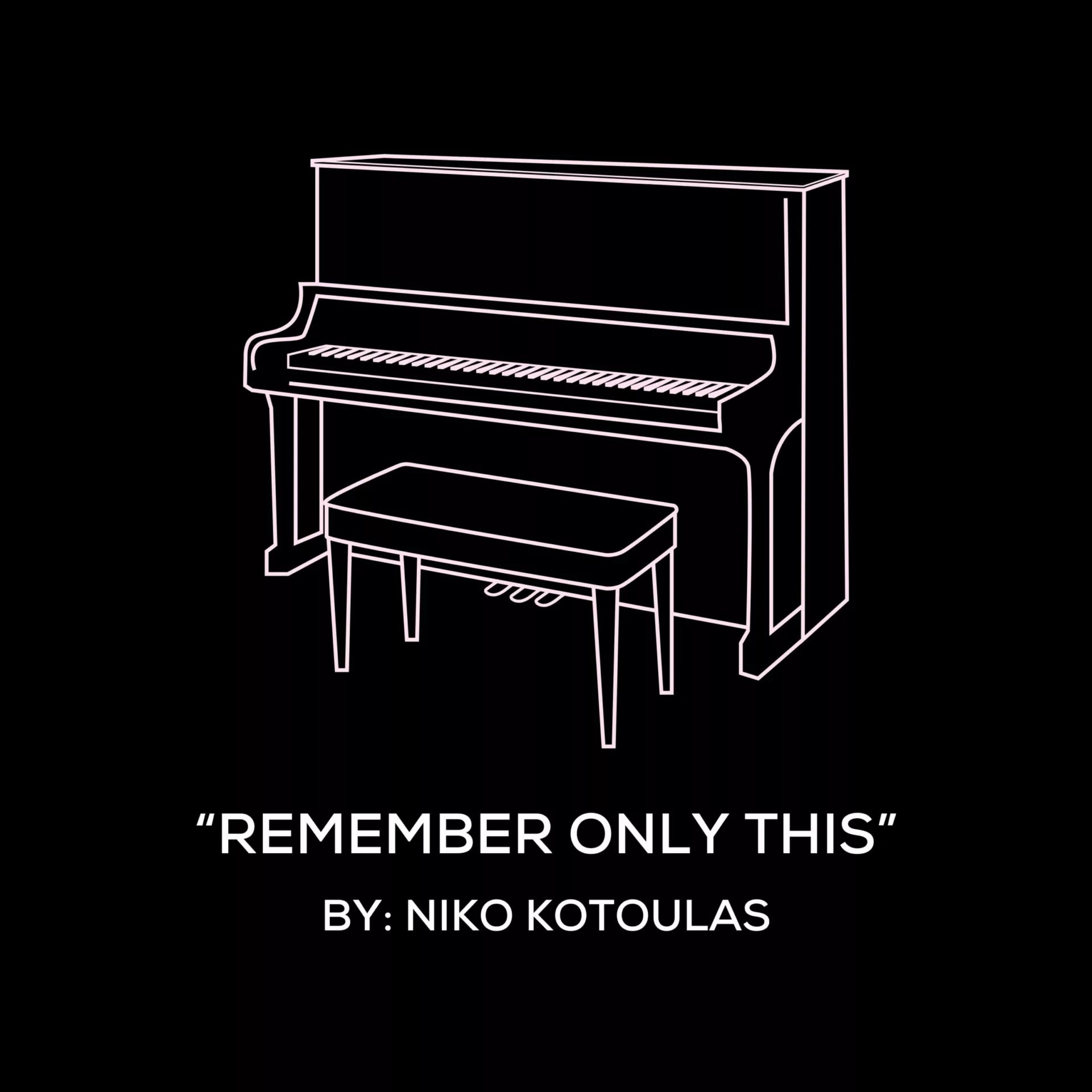 Remember Only This (Piano Sheet Music)