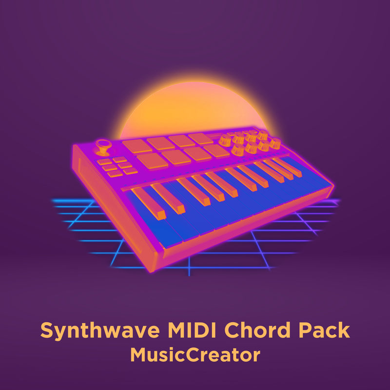 MusicCreator Synthwave MIDI Chord Pack