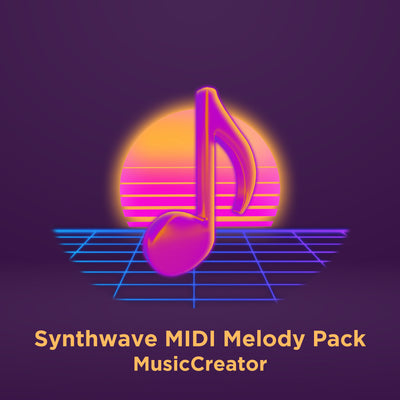 MusicCreator Synthwave MIDI Melody Pack