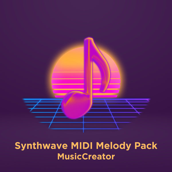 MusicCreator Synthwave MIDI Melody Pack