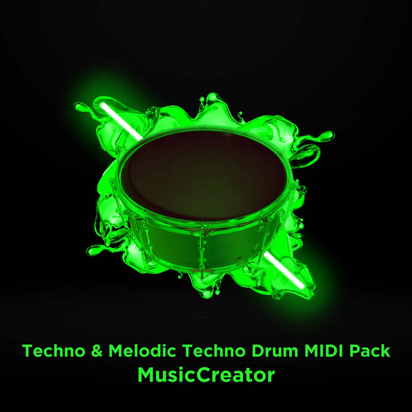 MusicCreator Techno Drum MIDI Pack
