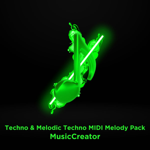 MusicCreator Techno & Melodic MIDI Melody Pack