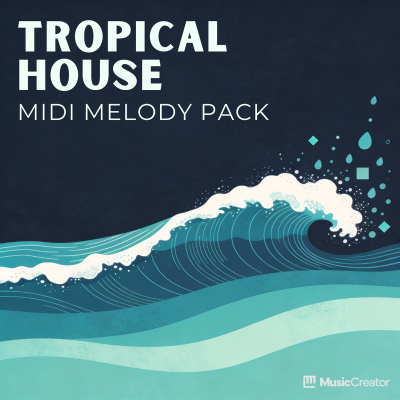 MusicCreator Tropical House MIDI Melody Pack