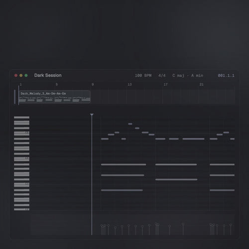 Dark Emotions MIDI Melody Pack preview