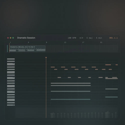 Dramatic Emotions MIDI Melody Pack preview