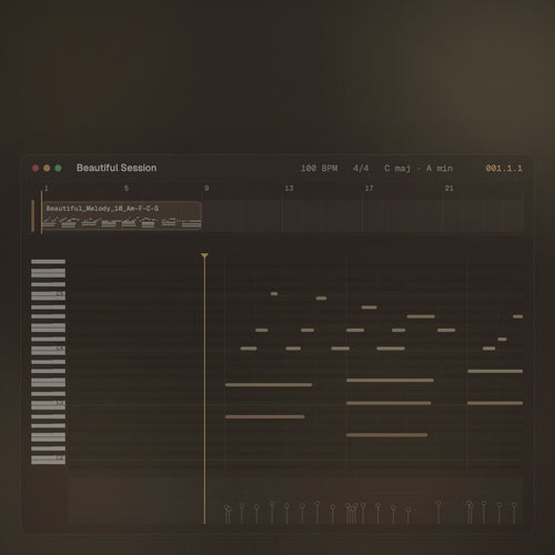 Beautiful Emotions MIDI Melody Pack preview